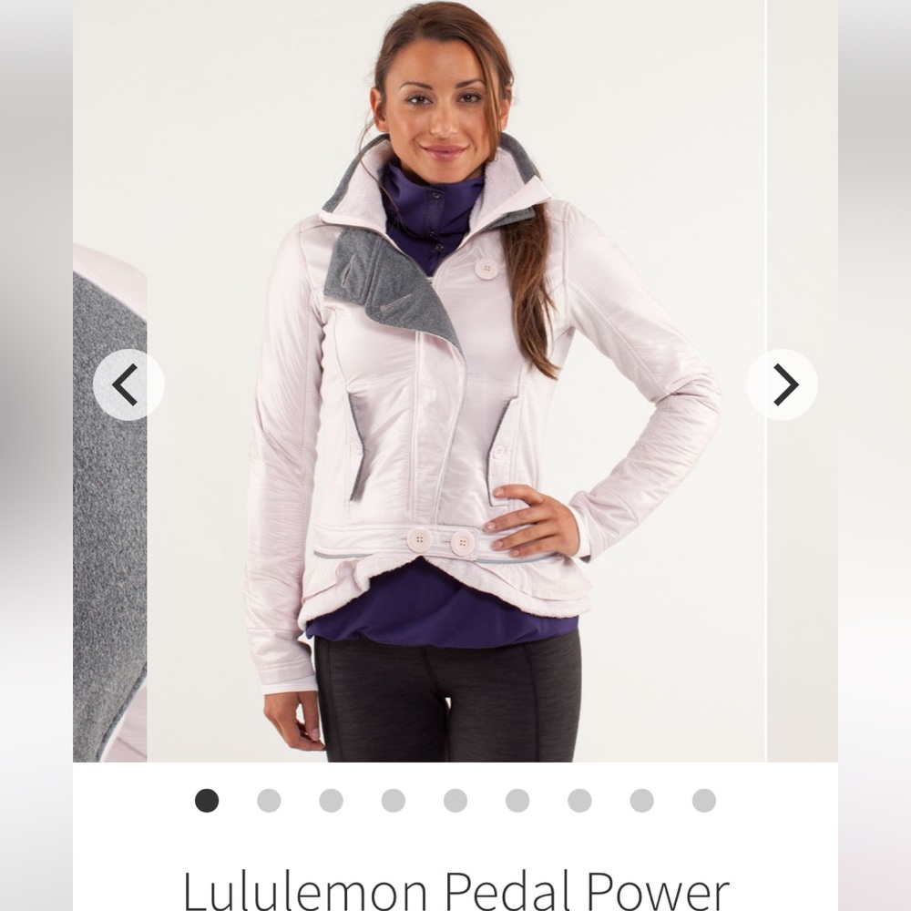 Lululemon Pedal Power Jacket Size 10